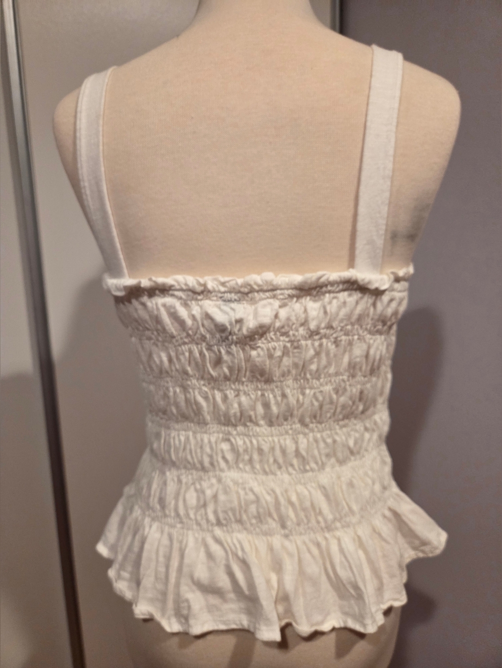 Universal Thread Black Smocked Ruffle Camisole - Picture 4 of 9